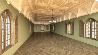 3d cg işleme grand salon