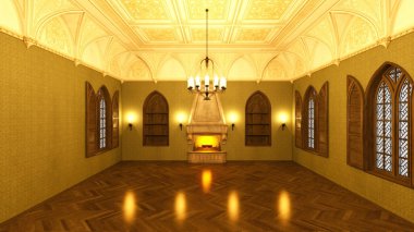 3d cg işleme grand salon