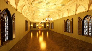 3d cg işleme grand salon