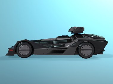 zırhlı bir araç 3d cg render