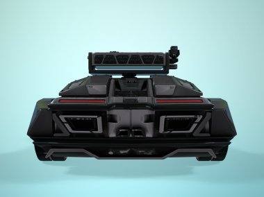 zırhlı bir araç 3d cg render