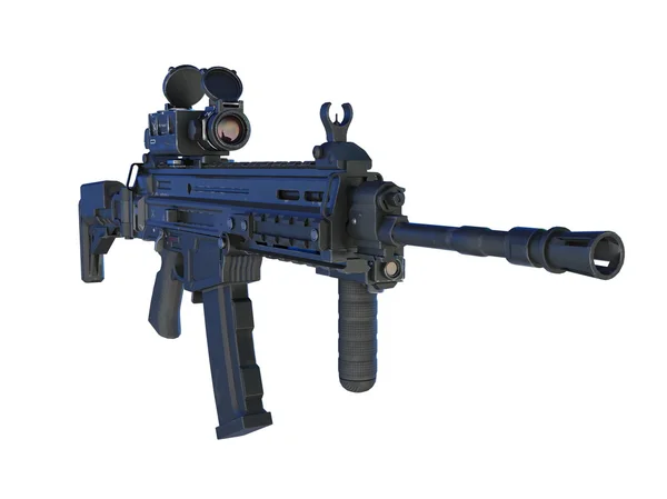 3D CG rendering of a machine gun — Stock Photo, Image