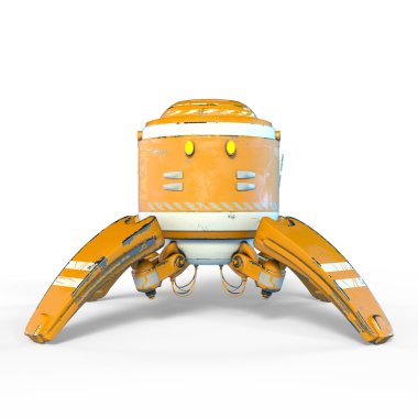 3d cg işleme bir robot