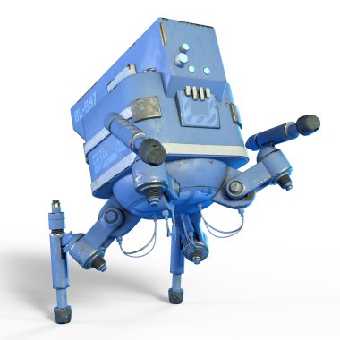 3d cg işleme bir robot