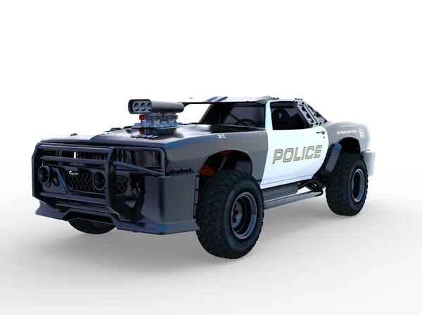 3D CG rendering of a police car — Stock Photo, Image