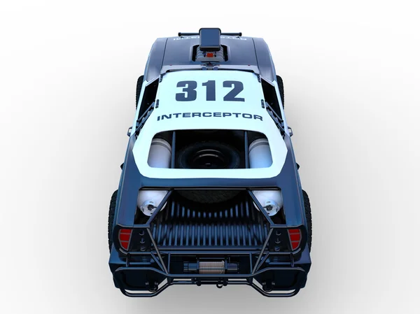 警察の車の 3 d cg のレンダリング — ストック写真