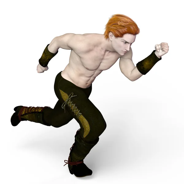 3D CG рендеринг молодого человека — стоковое фото
