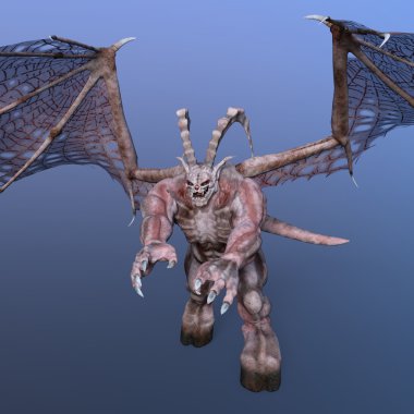 bir canavar 3d cg işleme