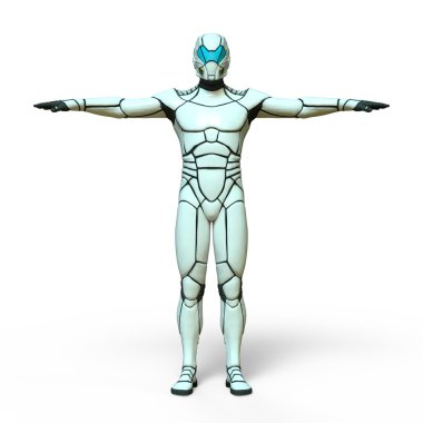 bir süper kahraman 3d cg render