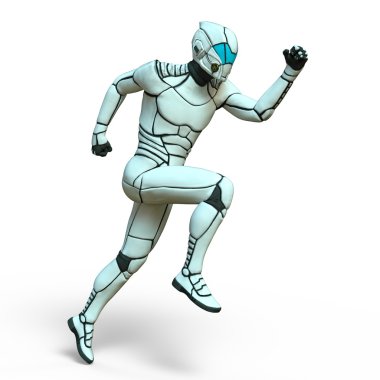 bir süper kahraman 3d cg render