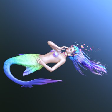 Deniz kızı 3d cg render.