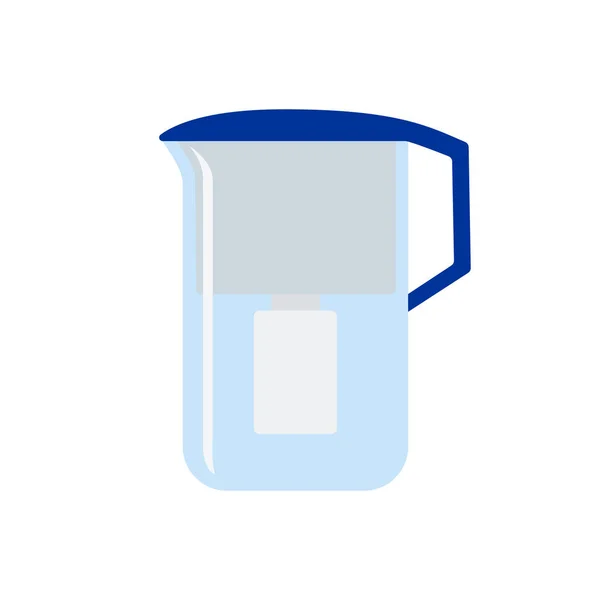 Water filter. Vector flat illustration isolated on a white background. — Stock Illustration Water filter. Vector flat illustration isolated on a white background. Royalty Free Stock Vectors