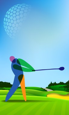 golf sahasında golf