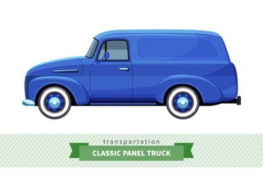 Klasik kamyon yan görünüm