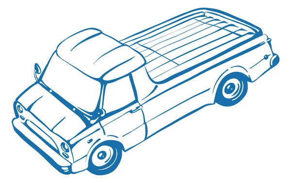 Camioneta de recogida — Vector de stock