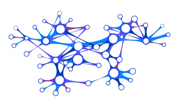 Abstrakte Netzwerkverbindung — Stockvektor