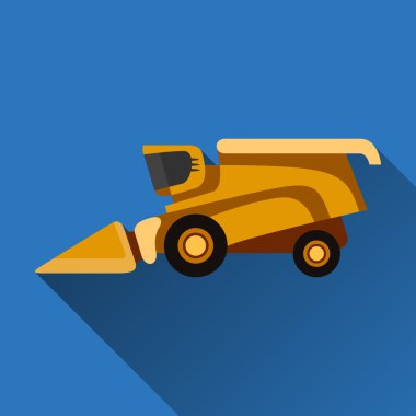 Hasat düz simgesi birleştirmek