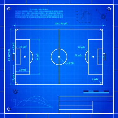 Klasik futbol futbol saha ölçüleri
