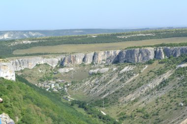 Bahçesaray görünümü, peyzaj, Ukrayna, Europe