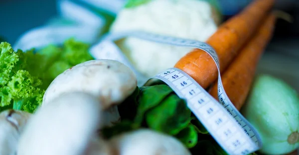 Verduras para la dieta, consejos de acondicionamiento físico — Foto de Stock