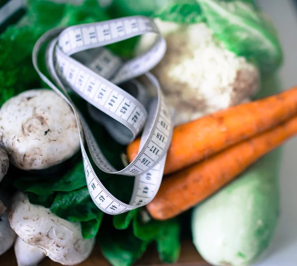 Verduras para la dieta, consejos de acondicionamiento físico — Foto de Stock