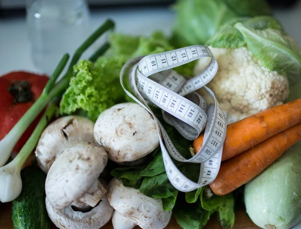 Verduras para la dieta, consejos de acondicionamiento físico — Foto de Stock