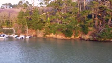 Truro Cornwall İngiltere yakınlarındaki güneşli köşeyi geç. 