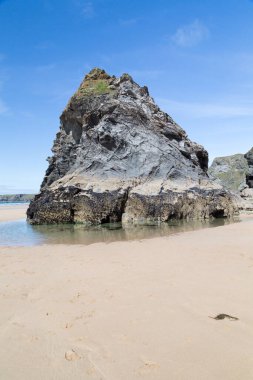 Porth Nanven Cornwall İngiltere 
