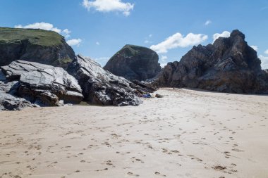 Porth Nanven Cornwall İngiltere 