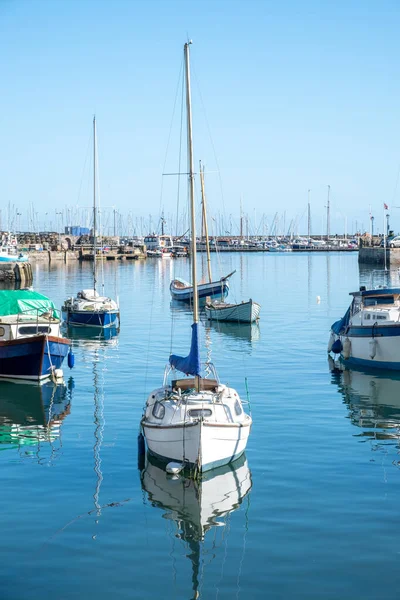 Yachts Bateaux Dans Port — Photo