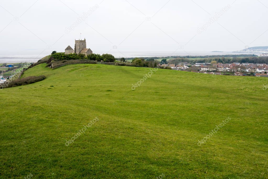 scenic view of ancient castle in Bristol, UK