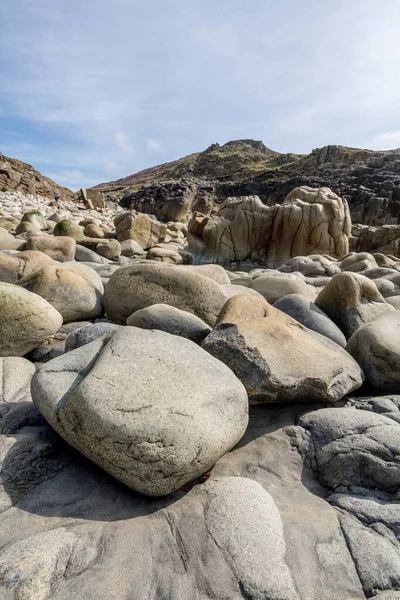 Tittar Mot Cape Cornwall Storbritannien — Stockfoto