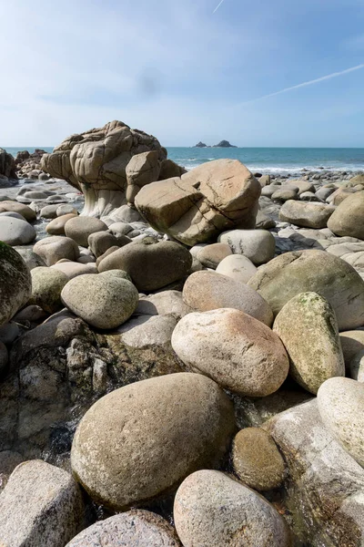 Porth Nanven Kornål England – stockfoto