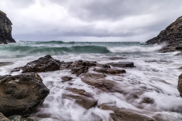 Hermosa Vista Del Mar Norte Del Estado Israel — Foto de Stock