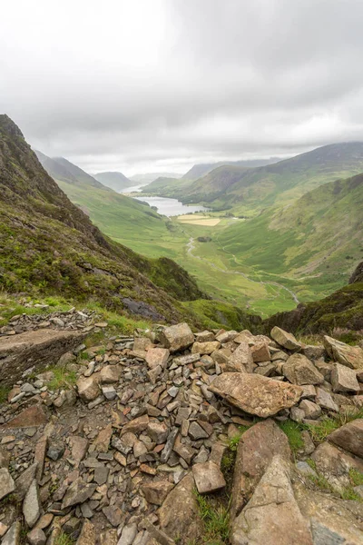 Ścieki Cumbria England Rejon Jeziora — Zdjęcie stockowe