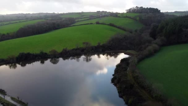 Truro Cornwall Yakınlarındaki Tresillian Nehrinden Ngiltere — Stok video
