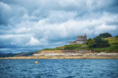 Cornwall 'daki St. Mawes kalesi, İngiltere, İngiltere, Kernow.