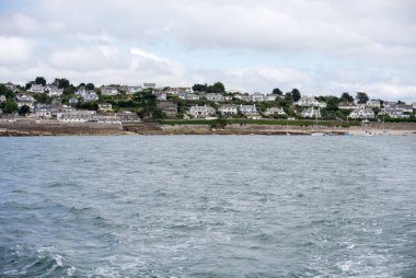 Falmouth Skyline, İngiltere 'nin Cornwall limanından..