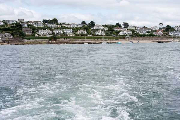 Falmouth Skyline Desde Puerto Cornwall England —  Fotos de Stock