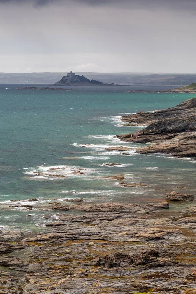 Felsige Küste Des Atlantischen Ozeans — Stockfoto