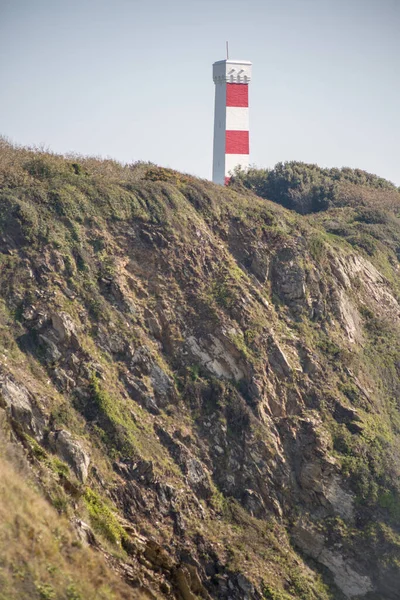 Gribben Punkt Waymarker Cornwall England — Stockfoto