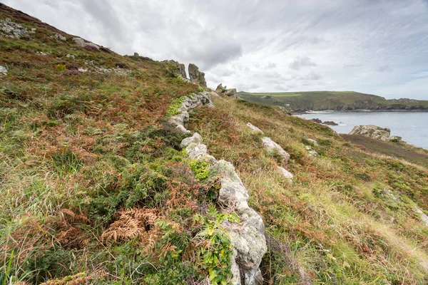 Entre Zennor Gurnard Head Cornwall England — Foto de Stock