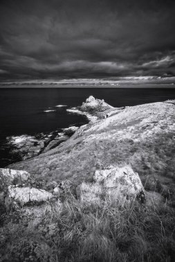 Zennor ve gurnard kafa arasında. Cornwall İngiltere