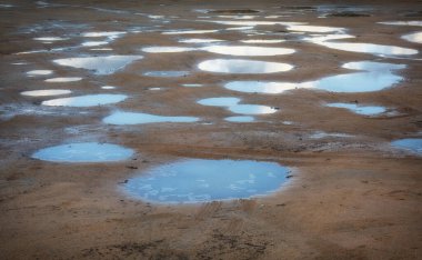 Cornwall İngiltere 'deki Harlyn Körfezi.