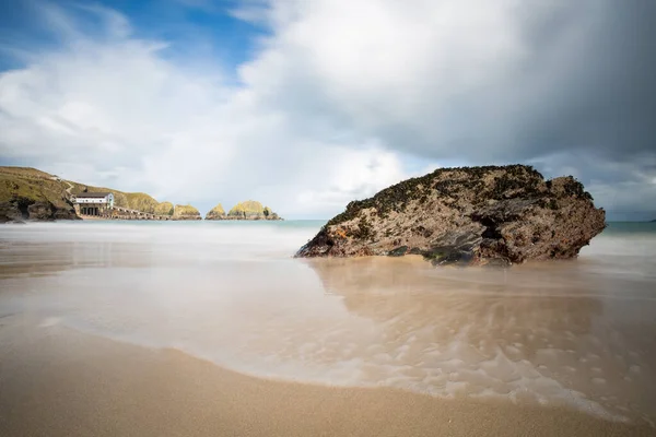 Bahía Harlyn Cornwall Inglaterra Reino Unido — Foto de Stock