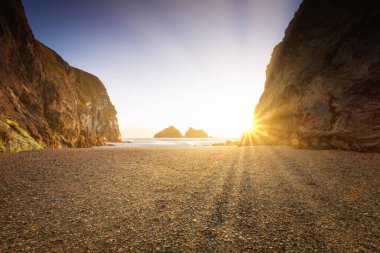 Holywell Bay Cornwall İngiltere