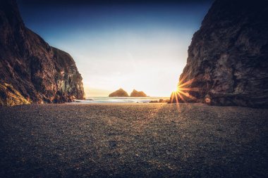 Holywell Bay Cornwall İngiltere