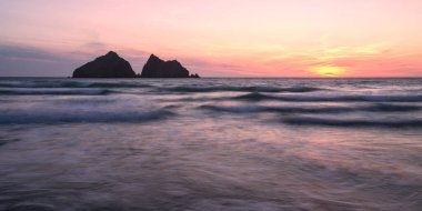 Holywell Bay Cornwall İngiltere