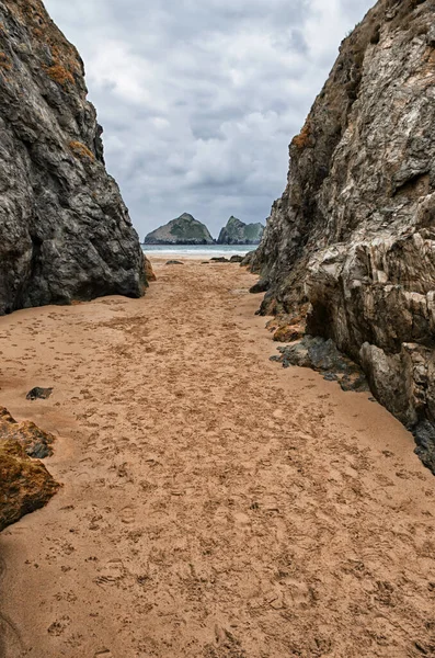 Holywell Bay Cornwall Inglaterra Reino Unido — Foto de Stock