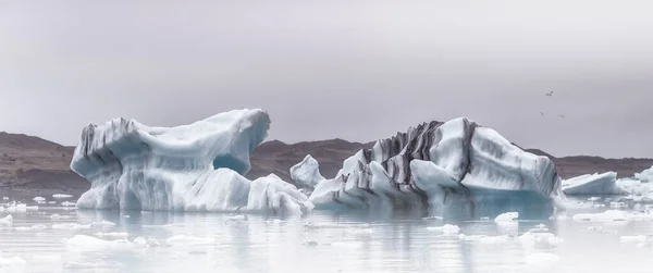 Isberg Jokulsarlonlagun Island — Stockfoto